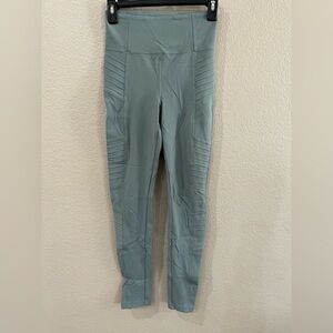 Athleta Delancey Moto leggings XS zip ankles